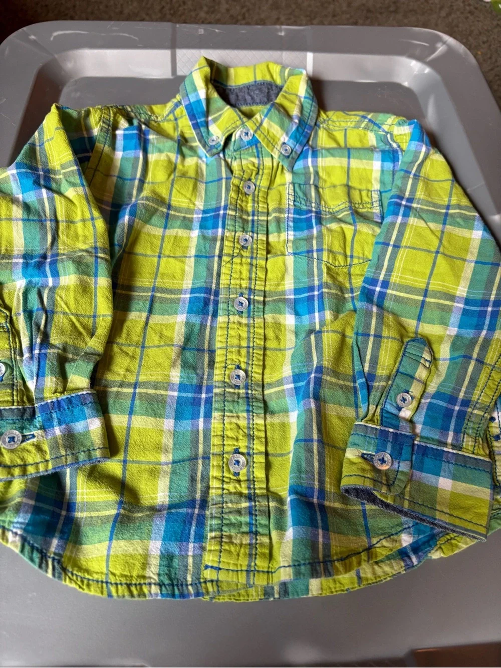 Carters casual plaid